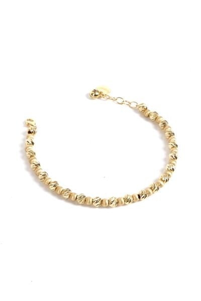 Altın Dokulu Zarif Bileklik