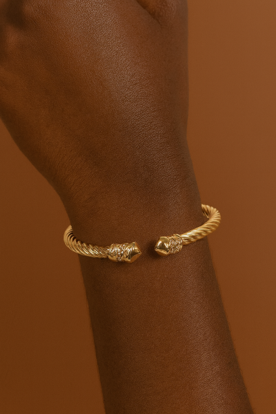 Altın Burgu Tasarımlı Taş Detaylı Bileklik