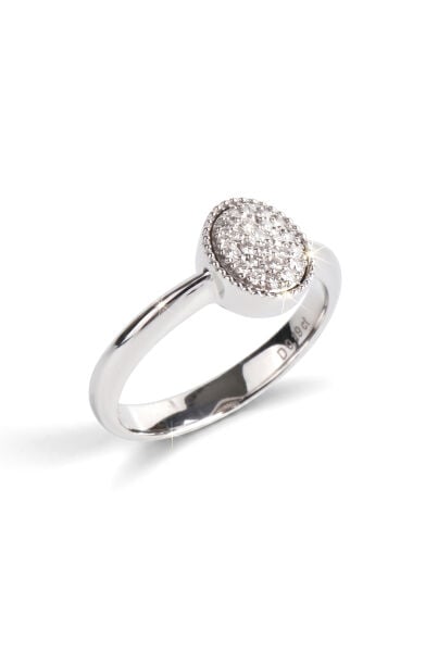 0.19 Karat Oval Pavé Pırlanta Yüzük